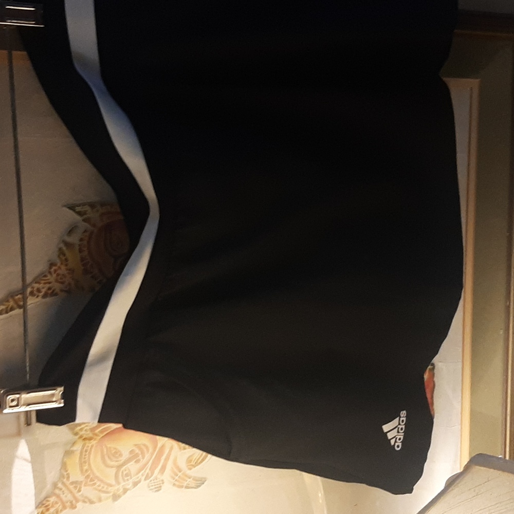 Black Adidas pull on skort